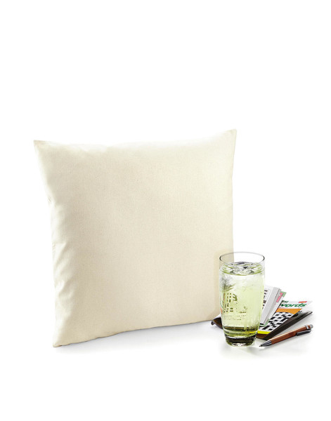 Fairtrade Cotton Canvas Cushion Cover - Black / 30X50CM (S)