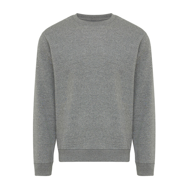 Mikina IQONIQ Torla z recyklované bavlny - Light Heather Anthracite / XS