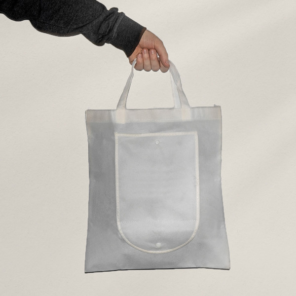 SAC PLIABLE N W - BLANC