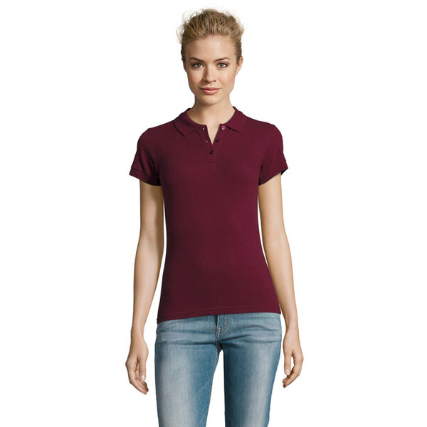 PERFECT POLO SENHORA 180g Perfect Women - BurgundyL