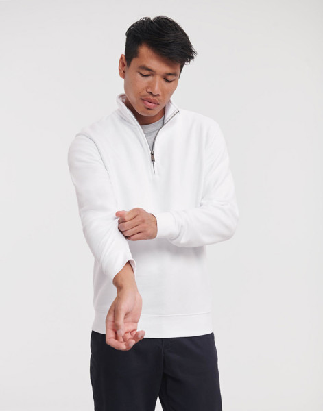 Authentic 1 / 4 Zip Sweat - White / M