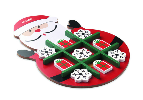Christmas wooden tic tac toe Hohotoe