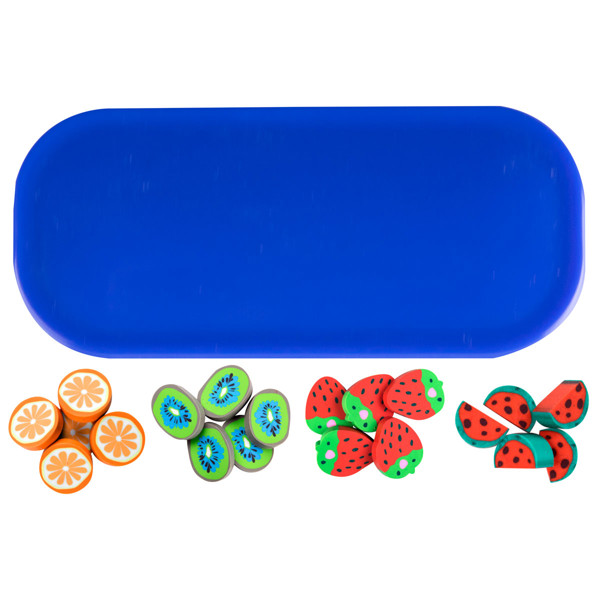 SET DE BORRACHAS FRUITS - VERMELHO