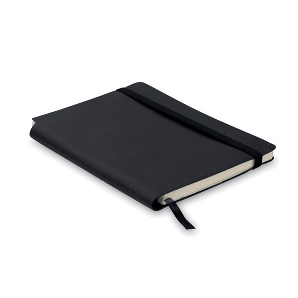 Notizbuch mit PU Cover Softnote - Schwarz