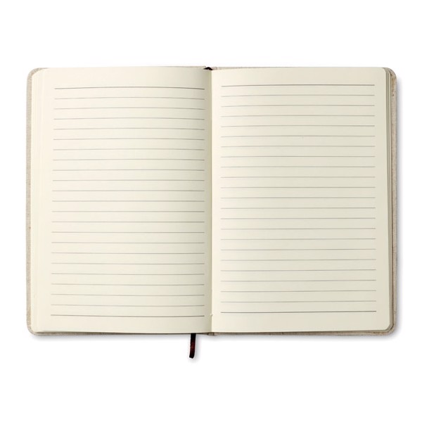 Canvas notebook A5, 192 recycled pages