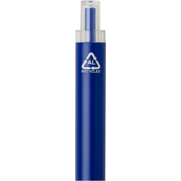 Spectrum recycled aluminium ballpoint pen (blue ink) - Royal Blue