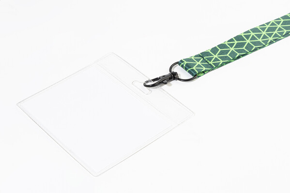 Custom Sublimation Lanyard Subyard Shine - Black