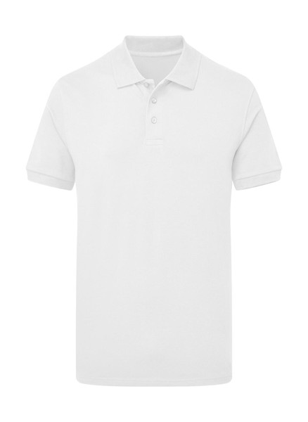 Signature Tagless Polo Stretch Men - White / 4XL