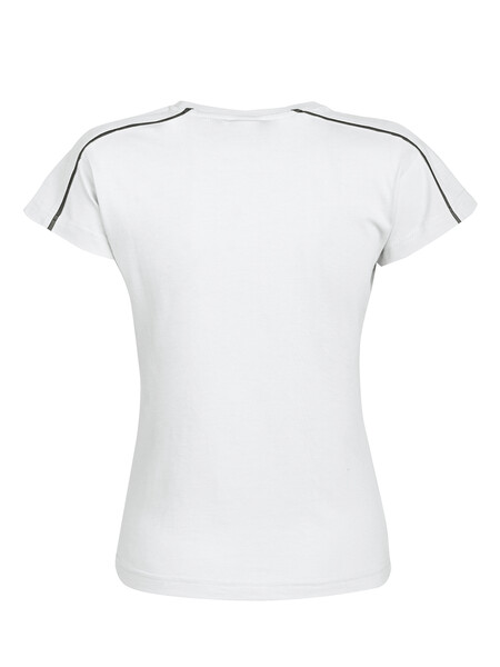 Printer Bike lady t-shirt White S