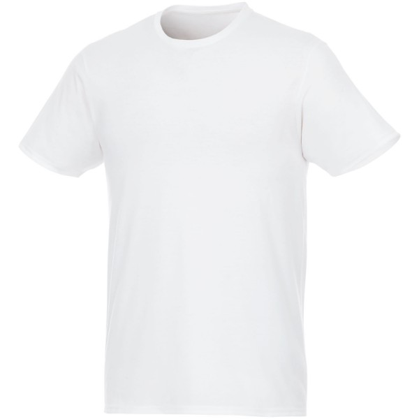 Recyklované pánské tričko s krátkým rukávem Jade - Bílá / XL