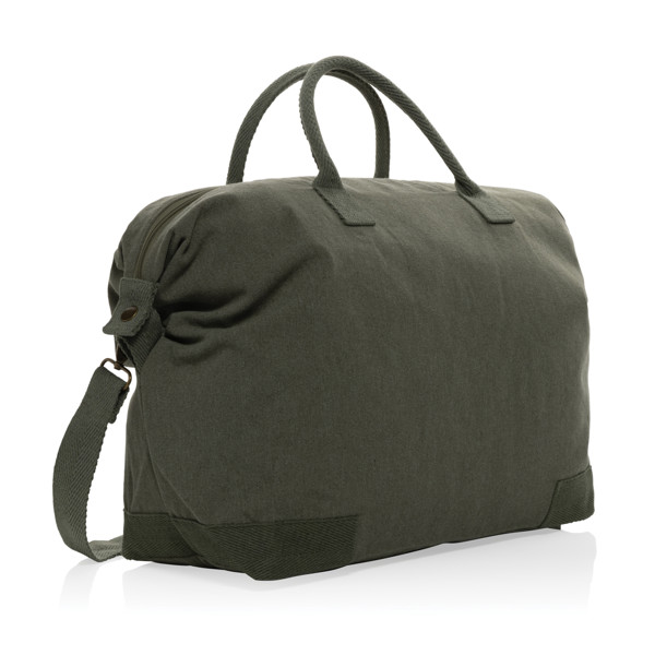 Víkendová taška Kezar z 500g recykl. canvas AWARE™ - Zelená