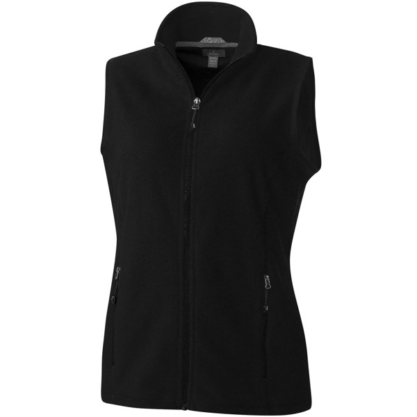 Tyndal women's fleece bodywarmer - Solid Black / M