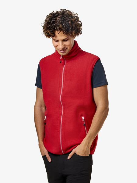 Printer Sideflip Fleece Vest Metalgrey XXL