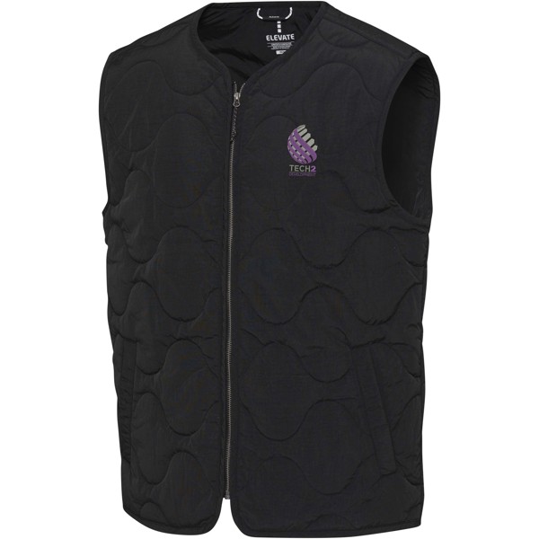 Gilet matelassé Quartz unisexe recyclé certifié GRS - Noir / M