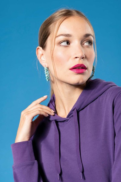 Ladies’ Hooded Sweatshirt - White / S