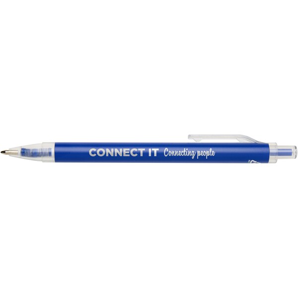 Spectrum A5 recycled notebook and ballpoint pen set - Royal Blue