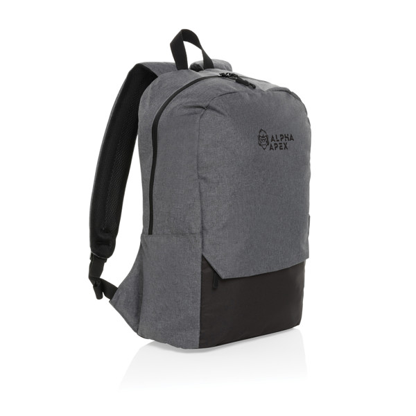Kazu laptop backpack RPET 15.6 inch - Grey