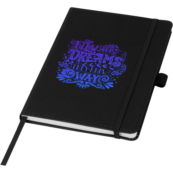 Thalaasa ocean-bound plastic hardcover notebook - Black