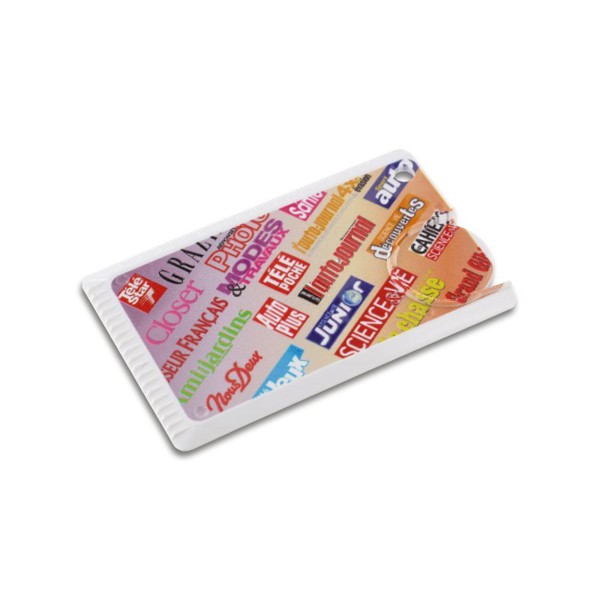 MINI ICE SCRAPER WITH TOKEN HOLDER - Rouge / 