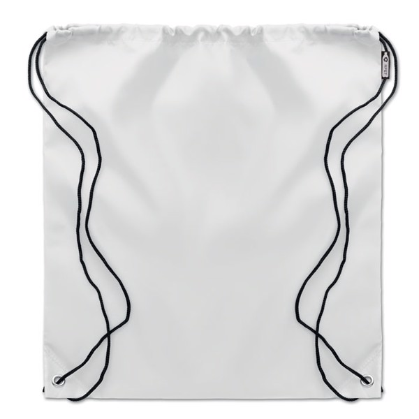 Shooppet torba z vrvico RPET 190T, 40x36cm - Bela