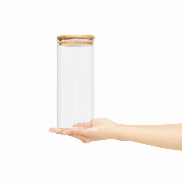Glass storage jar, approx. 850 ml ECO STORAGE L