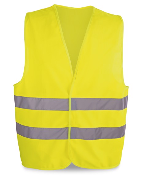 YELLOWSTONE. 100% polyester high visibility vest - Yellow