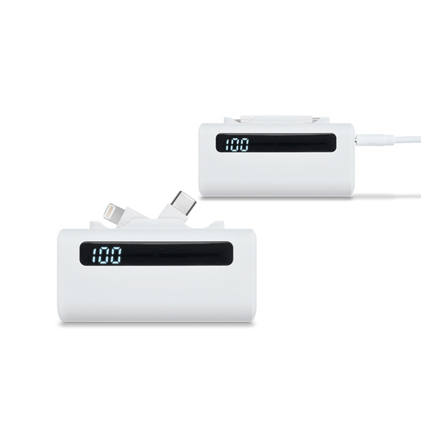 BATTERIE EXTERNE POWER BANK COMPACT 5000 mAh EN rABS