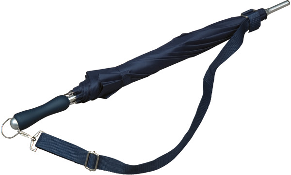 FALCONE - Parapluie avec bandoulire - Manuel - Impermable au vent -  100 cm - Bleu marin