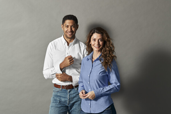Cottover Gots Oxford Shirt L/S Man white 44