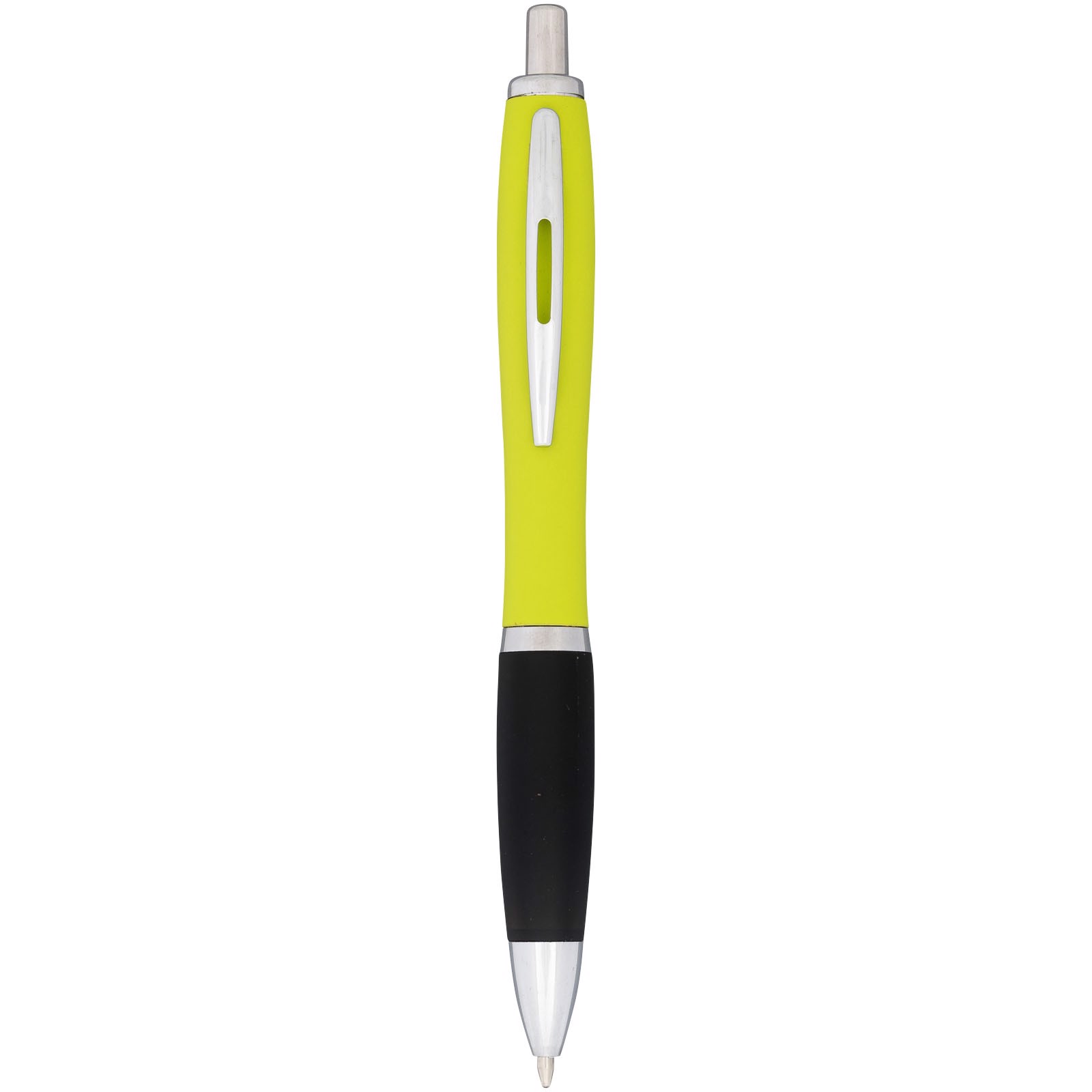 Nash rubberized ballpoint pen - Lime