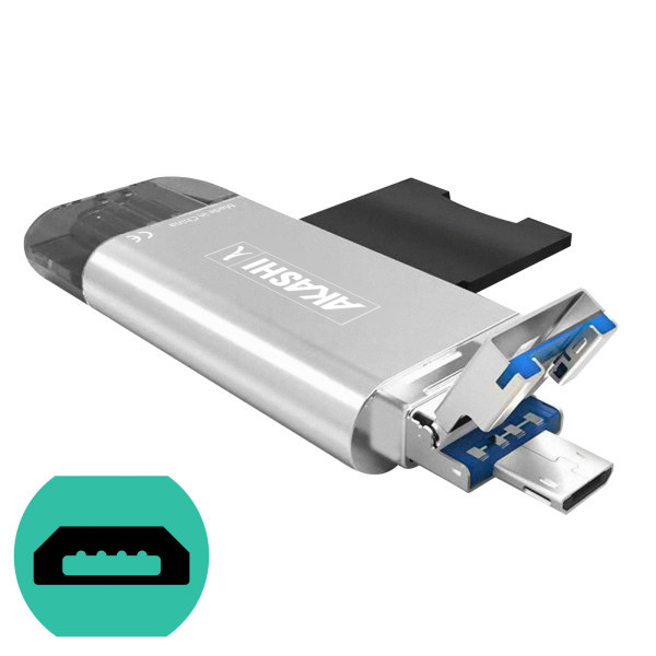KAGI - LECTEUR DE CARTE - SD / MICRO SD 3 EN 1