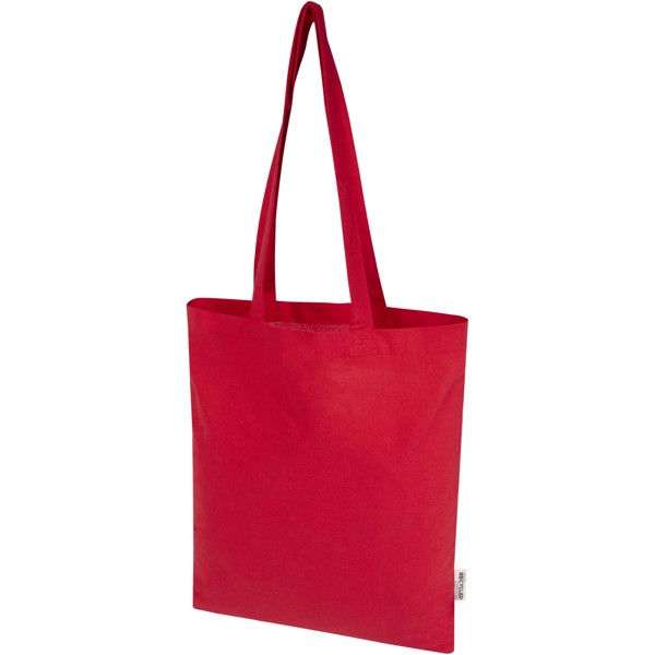 Tote bag in cotone riciclato certificato GRS da 180 g/m² Peru Blend - 7L - Rosso