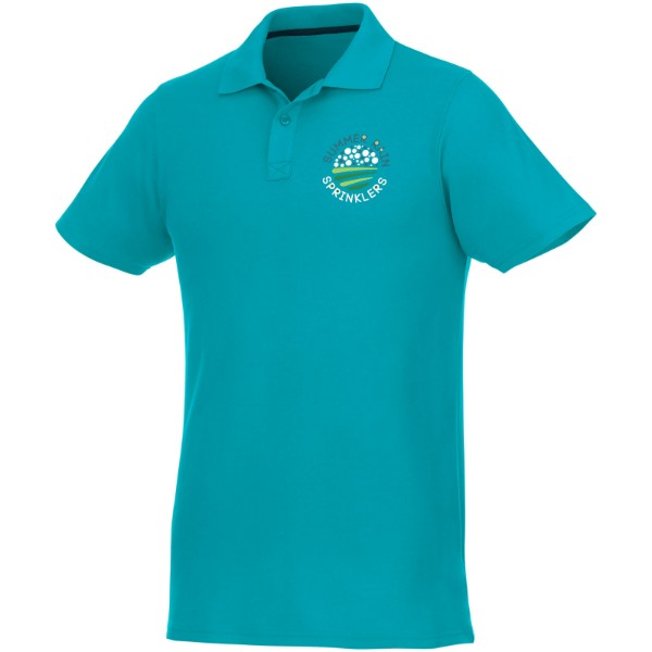 Polo para homem de 180 g/m² Helios - Azul água / M
