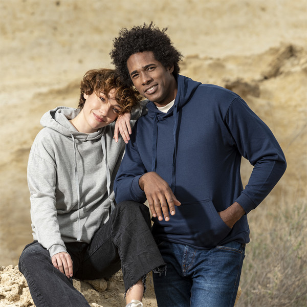 Sweatshirt com Capuz Adulto Harnix - Gray / L