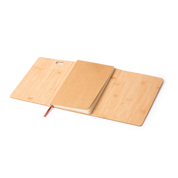 Personalised PU leather A5 notebook with phone stand and mouse pad
