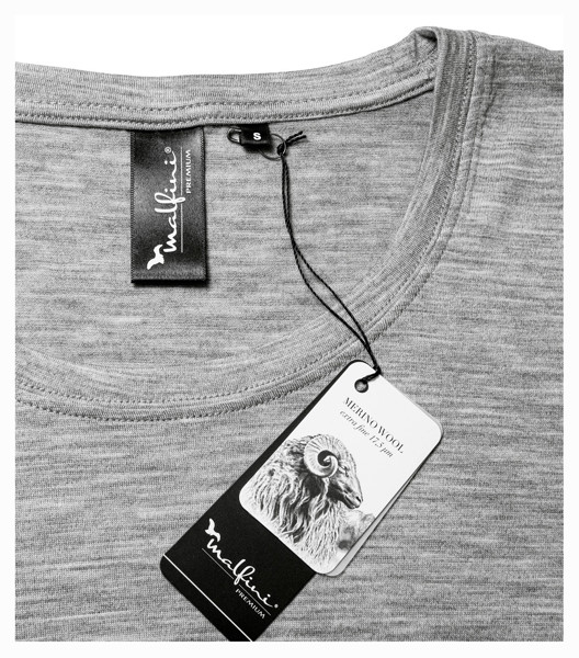 Tričko Dámske Malfini Premium® Merino Rise Ls - Čierna / XL