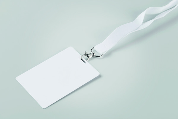 Lanyard badge 120 x 80mm Badlarge