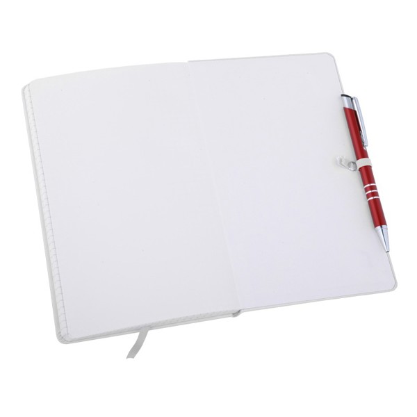 Asturias 130x210/80s squared notepad - White
