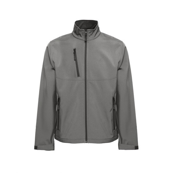 THC EANES. Softshell jacket (unisex) in polyester and elastane - Grey / XS
