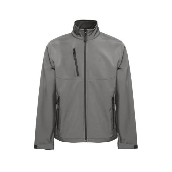 THC EANES. Veste softshell (unisexe) en polyester et élasthanne - Gris / S