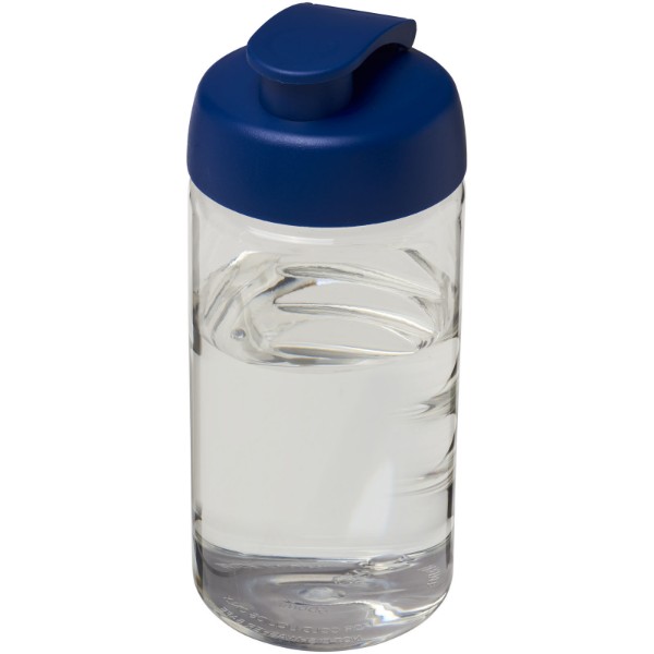 Bidon H2O Bop® o pojemności 500 ml z wieczkiem zaciskowym - Niebieski