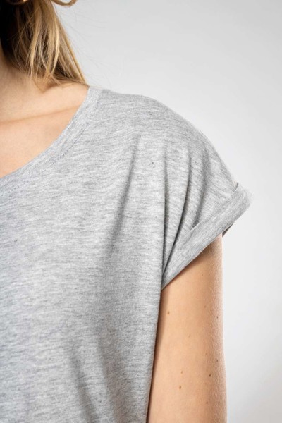 Ladies' Long T-Shirt - Black / L/XL