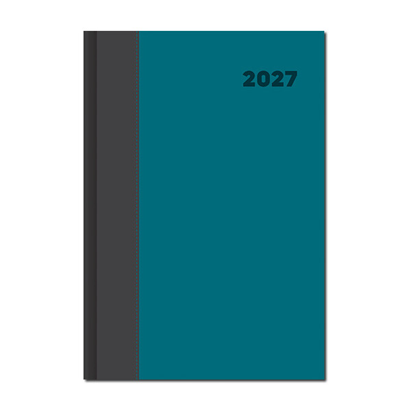 Denný diár A5 DOLCETTO sivo tyrkysový 2027