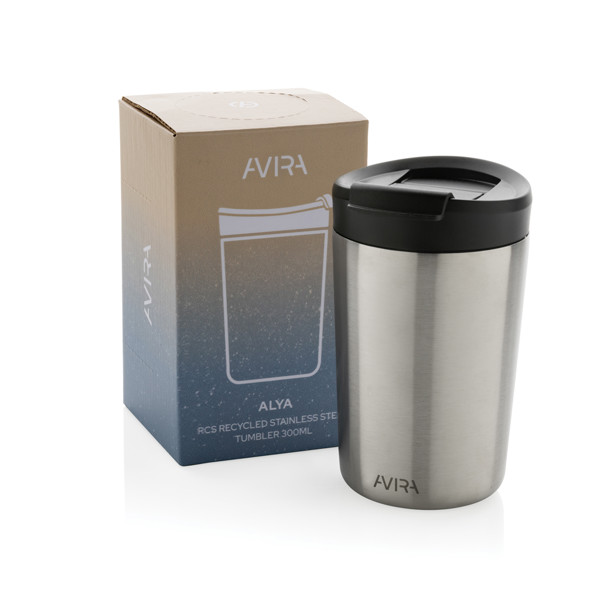 Termohrnek Avira Alya 300ml z RCS recyklované oceli - Stříbrná