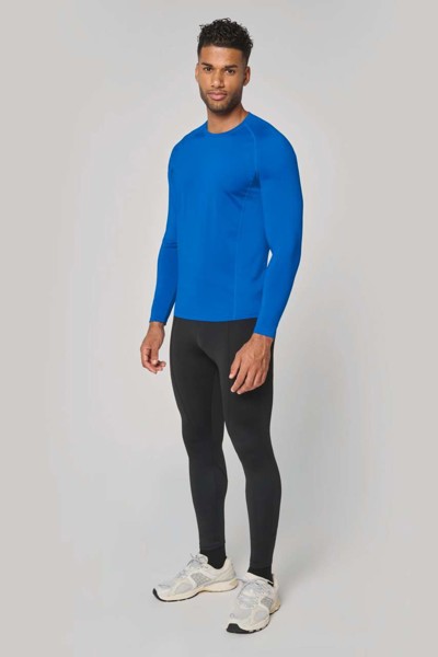 Adults' Long-Sleeved Base Layer Sports T-Shirt - White / L