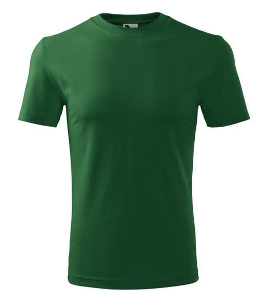 Tričko Pánske Malfini® Classic New - Fľaškovozelená / 3XL