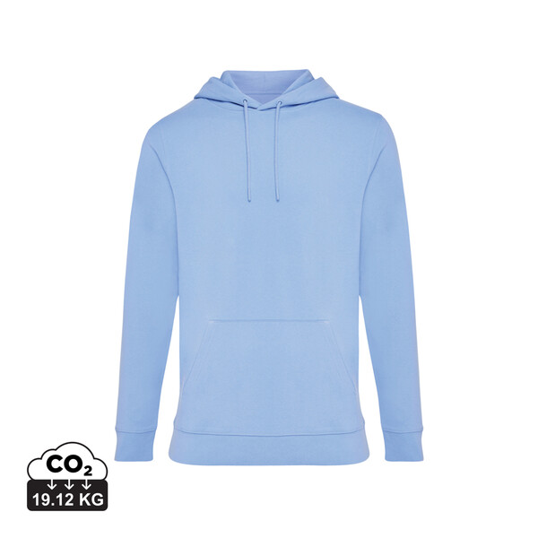 IQONIQ Jasper recycled cotton hoodie - Sky Blue / XL