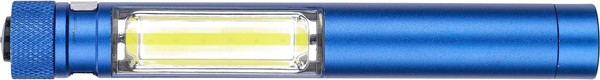Lampe de poche Beth | Aluminium | COB | 50 lumens - bleu cobalt