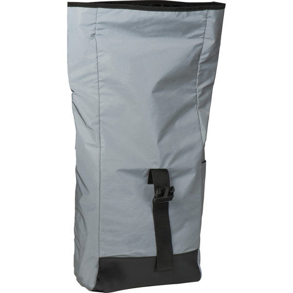 Reflective courier rucksack ANTONI - Silvergrey