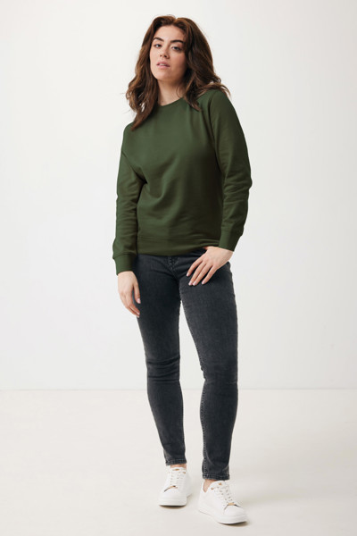 Lehká mikina Iqoniq Etosha z recykl. bavlny - Khaki / XXXL